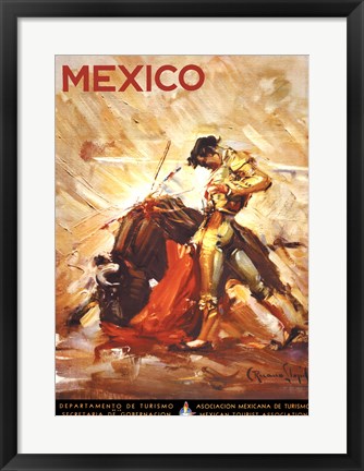 Framed Matador II Print