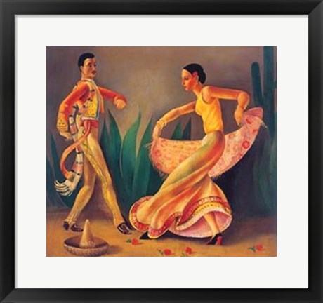 Framed El Baile Print