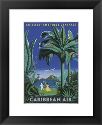 Framed Caribbean Air Print