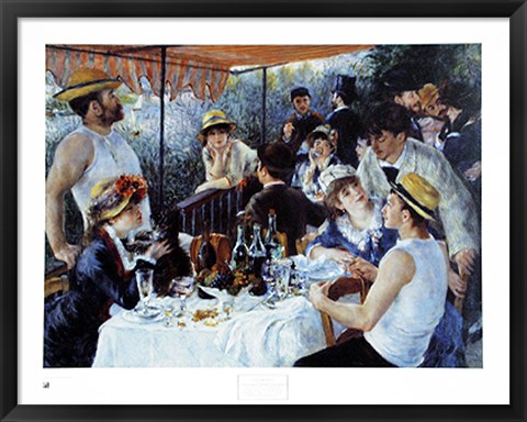 Framed Luncheon Of The Boating Party, 1881 Print