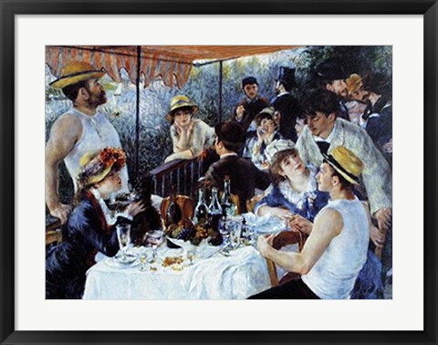 Framed Luncheon Of The Boating Party, 1881 Print