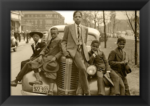 Framed Chicago Boys, Sunday Best, 1941 Print