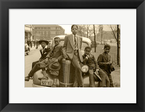 Framed Chicago Boys, Sunday Best, 1941 Print