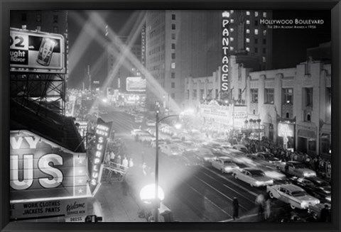 Framed Hollywood Boulevard Print