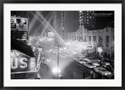 Framed Hollywood Boulevard Print