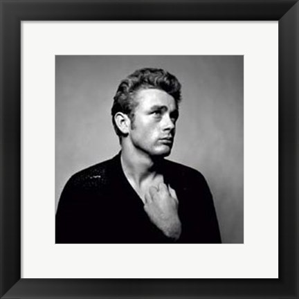 Framed James Dean: Portrait Print