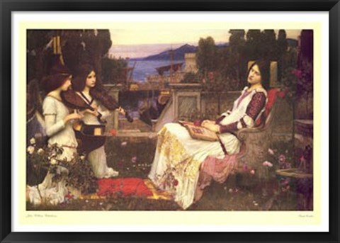 Framed Saint Cecilia Print