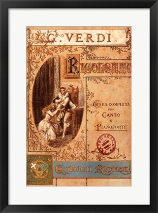 Framed Rigoletto Print