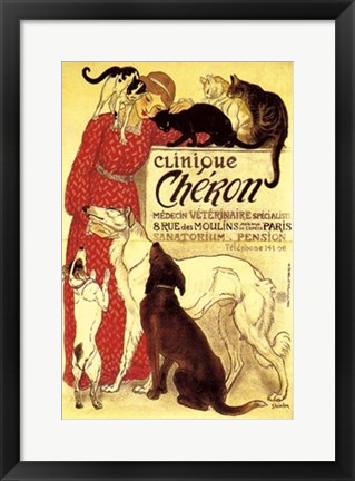 Framed Clinique Cheron Print