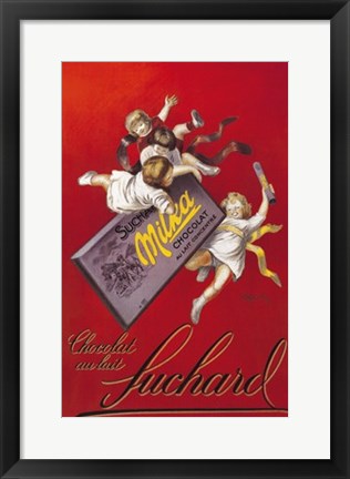 Framed Chocolate Au Lait Suchard Print