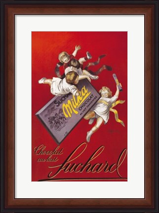 Framed Chocolate Au Lait Suchard Print