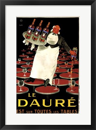 Framed Le Daure Print