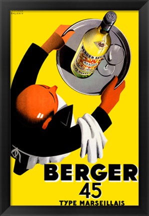 Framed Berger 45 Print