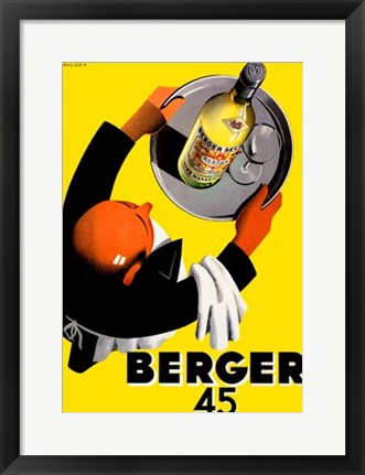 Framed Berger 45 Print