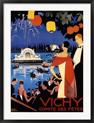 Framed Vichy Print