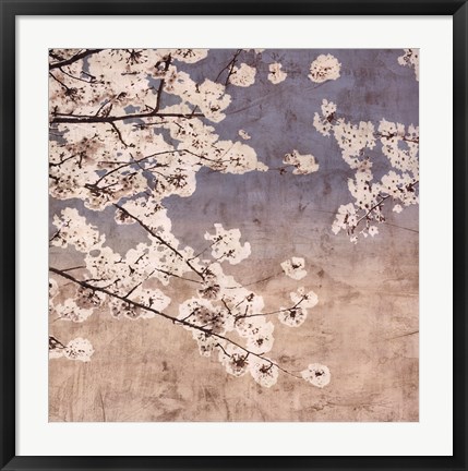 Framed Cherry Blossoms II Print