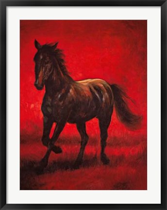 Framed Stallion II Print