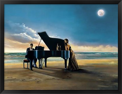 Framed Moonlight Serenade Print