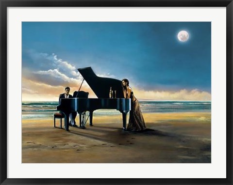 Framed Moonlight Serenade Print