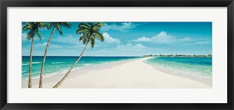 Framed Tropical Lagoon Print