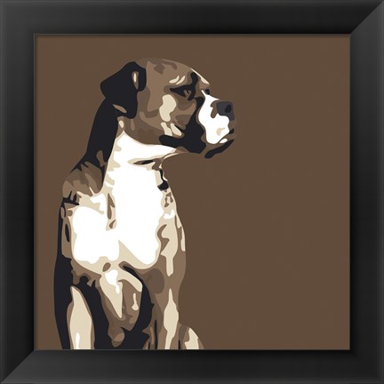 Framed Boxer Print