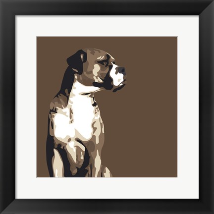 Framed Boxer Print