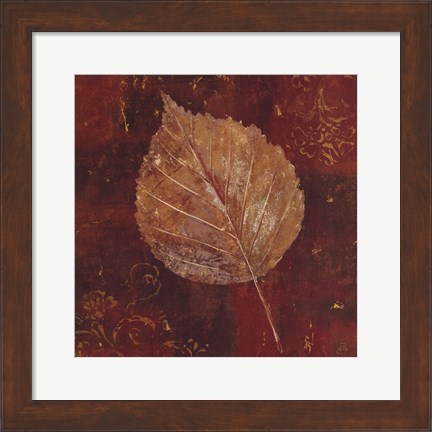 Framed Golden Fall I Print