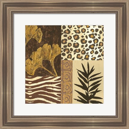 Framed Sophisticated Safari II Print