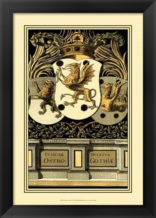 Framed Family Crest II Print