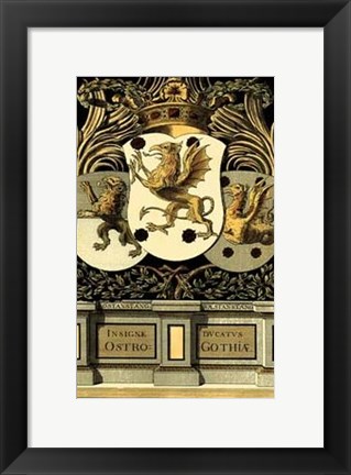 Framed Family Crest II Print