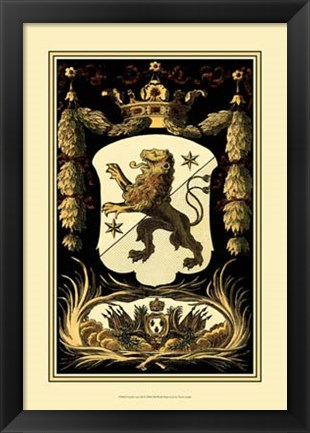 Framed Family Crest III Print