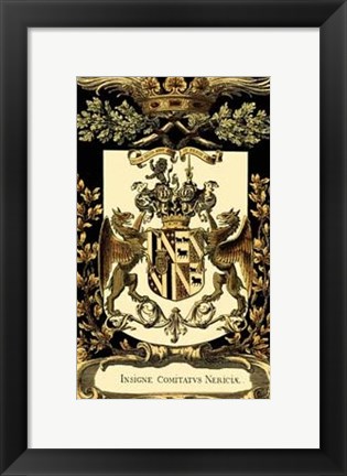 Framed Family Crest IV Print