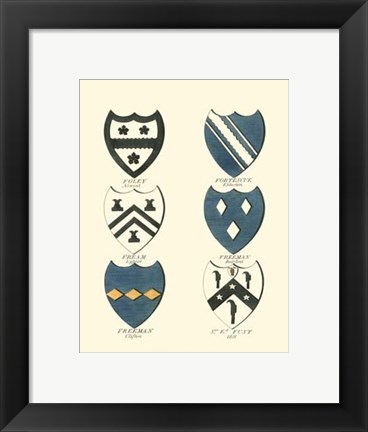 Framed Coat of Arms I Print