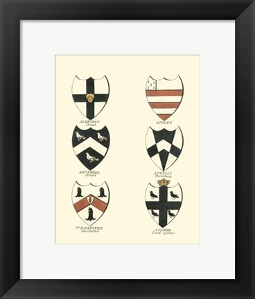 Framed Coat of Arms IV Print