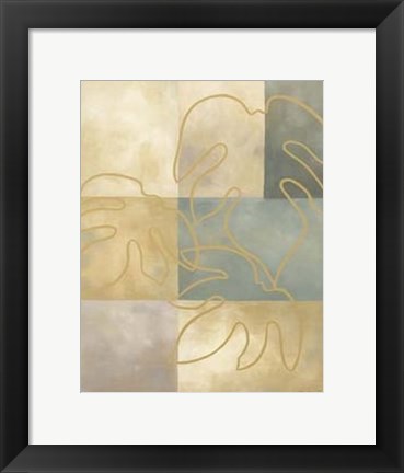 Framed Arbor Leaves I Print