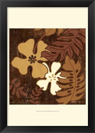 Framed Calypso Floral II Print