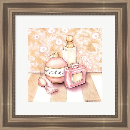 Framed Posh Powder Room III Print