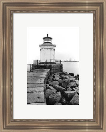 Framed Bug Light, Portland Print