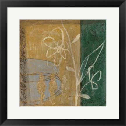 Framed Pressed Wildflowers IV Print