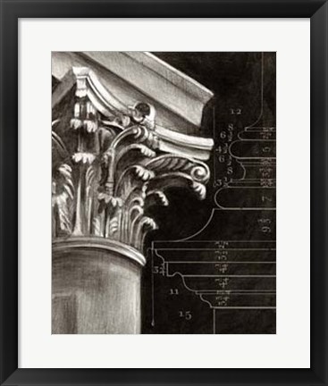 Framed Architectural Design I Print