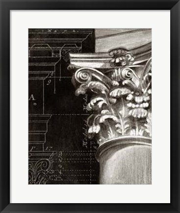 Framed Architectural Design II Print