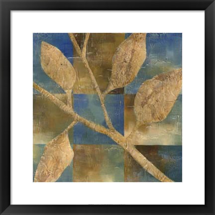 Framed Burnished Branch IV Print