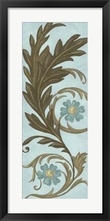 Framed Encircled Blooms II Print