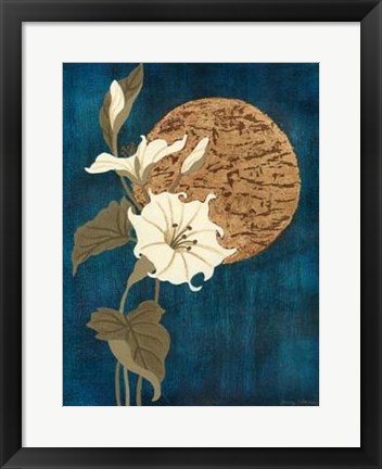 Framed Moonlit Blossoms II Print