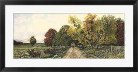 Framed Country Road Print