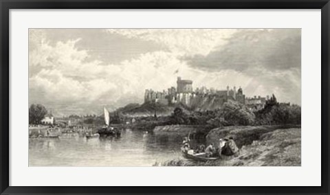 Framed Classical Seaport I Print