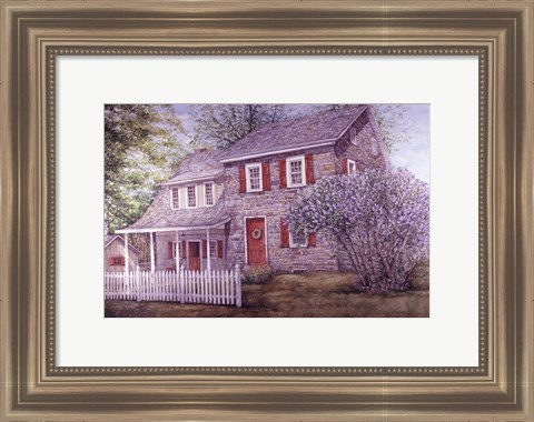 Framed Lilacs Print