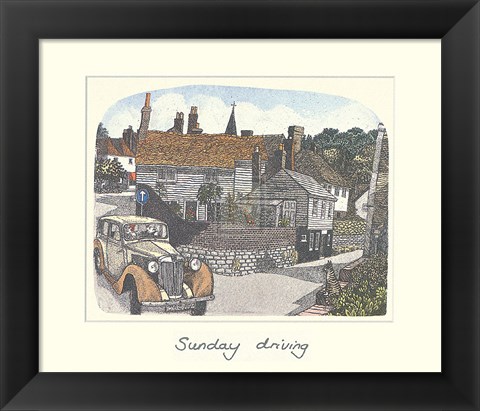 Framed Sunday Driving Print