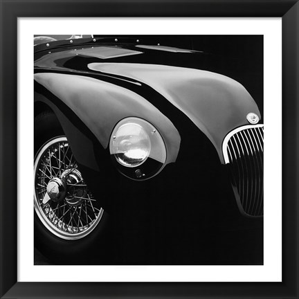 Framed Jaguar C-Type Print