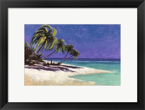 Framed Coconut Beach Print